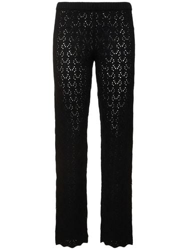 Canada Crochet Wool Straight Pants - THE GARMENT - Modalova