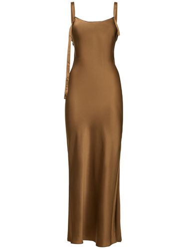 Catania Long Silk Satin Slip Dress - THE GARMENT - Modalova