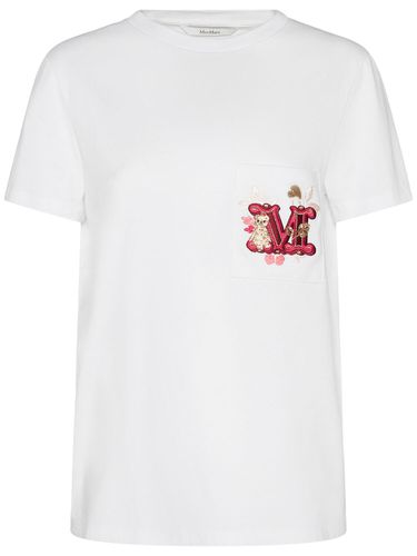 Jersey-t-shirt Mit Verzierter Tasche „nunzio“ - MAX MARA - Modalova