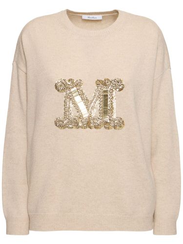 Vicolo Wool Knit Logo Sweater - MAX MARA - Modalova