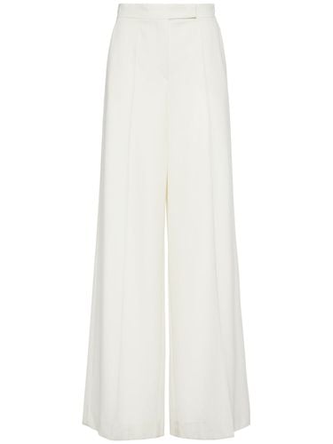 Ninfa Gabardine Wide Pants - MAX MARA - Modalova