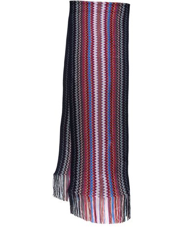 Fringed Viscose Scarf - MISSONI - Modalova