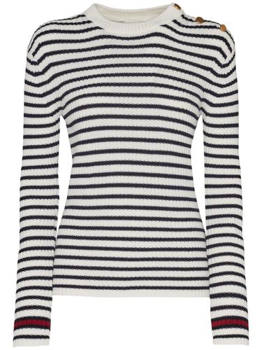 Lari Striped Rib Wool Sweater - MAX MARA - Modalova