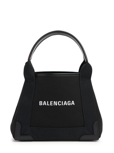 Xs Cabas Navy Cotton Bag - BALENCIAGA - Modalova