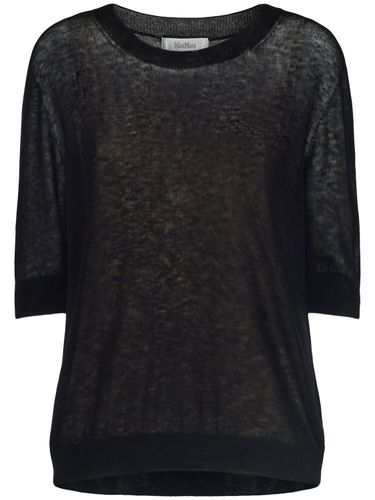 Negelia 3/4 Sleeve Wool Gauze Top - MAX MARA - Modalova