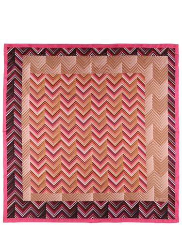 Printed Silk Scarf - MISSONI - Modalova