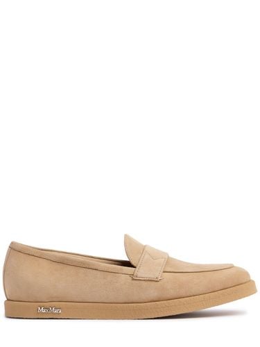 Mm Softmoc Suede Loafers - MAX MARA - Modalova