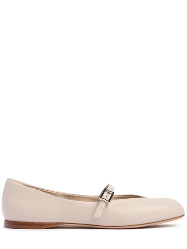 Mm Mmballet Leather Ballerina Flats - MAX MARA - Modalova