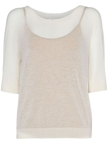 Negelia 3/4 Sleeve Wool Gauze Top - MAX MARA - Modalova