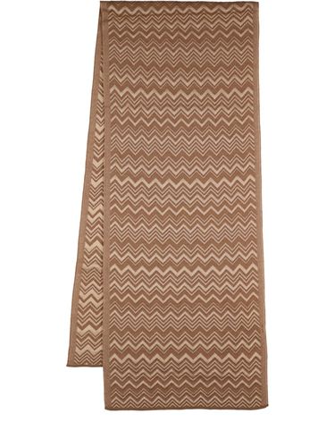 Printed Wool Blend Scarf - MISSONI - Modalova