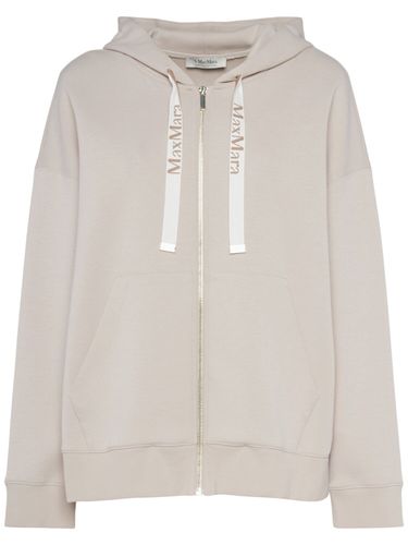 Jour Cotton Jersey Zip Up Sweatshirt - 'S MAX MARA - Modalova