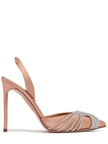 Mm Gatsby Satin Slingback Pumps - AQUAZZURA - Modalova