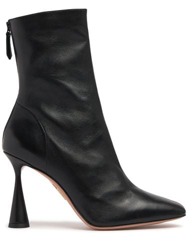 Mm Amore Leather Ankle Boots - AQUAZZURA - Modalova