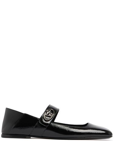 Mm Vlogo Nappa Leather Ballerina Flats - VALENTINO GARAVANI - Modalova