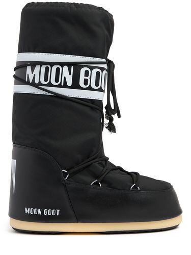 Logo Waterproof Nylon Moon Boots - MOON BOOT - Modalova