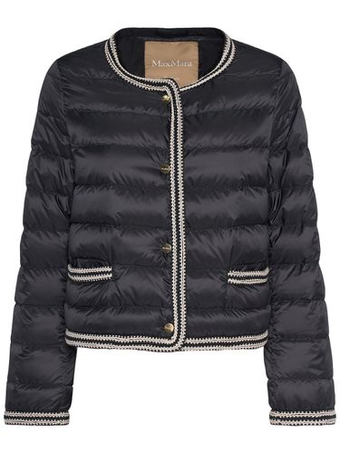 Kate Embroidered Hem Down Jacket - MAX MARA - Modalova