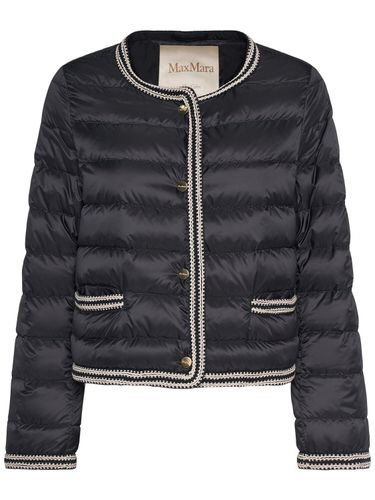 Kate Embroidered Hem Down Jacket - MAX MARA - Modalova