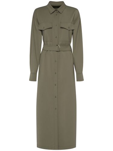 Clown Gabardine Midi Dress - WEEKEND MAX MARA - Modalova