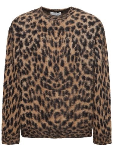 Leopard Print Sweater - LANEUS - Modalova