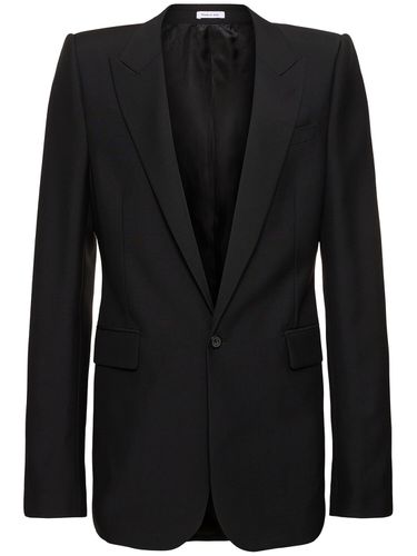 Wool & Mohair Stacked Blazer - ALEXANDER MCQUEEN - Modalova