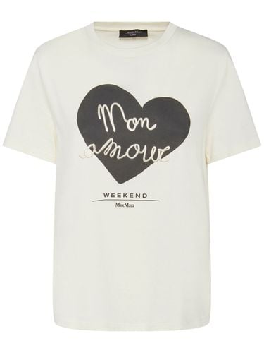 Vello Cotton Jersey T-shirt - WEEKEND MAX MARA - Modalova