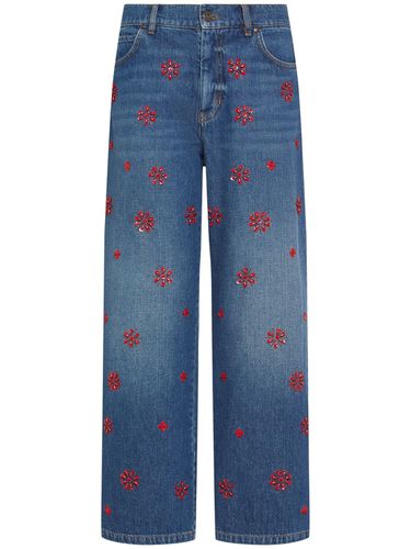 Jeans Dritti Manetta Ricamati - WEEKEND MAX MARA - Modalova