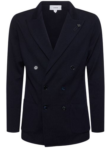 Wool Knitted Blazer - LARDINI - Modalova