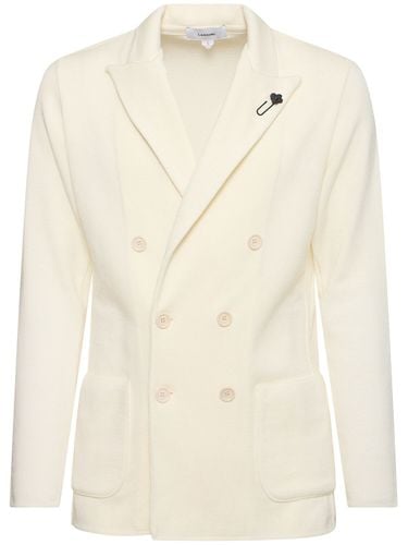 Wool Knitted Blazer - LARDINI - Modalova