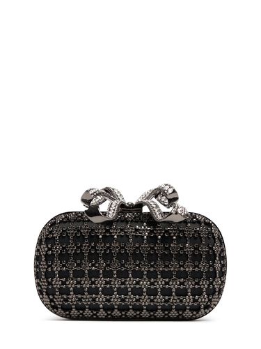 Chainmail Crystal Bow Clutch - SELF-PORTRAIT - Modalova