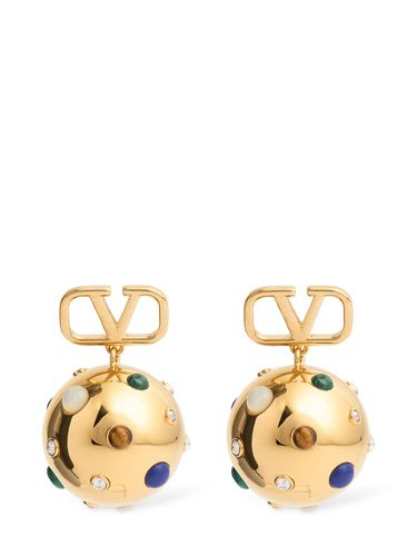 Vlogo Signature Universe Drop Earrings - VALENTINO GARAVANI - Modalova