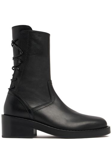 Mm Henrica Leather Ankle Boots - ANN DEMEULEMEESTER - Modalova