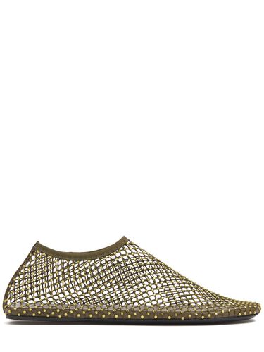 Mm Minette Mesh & Crystal Flats - CHRISTOPHER ESBER - Modalova