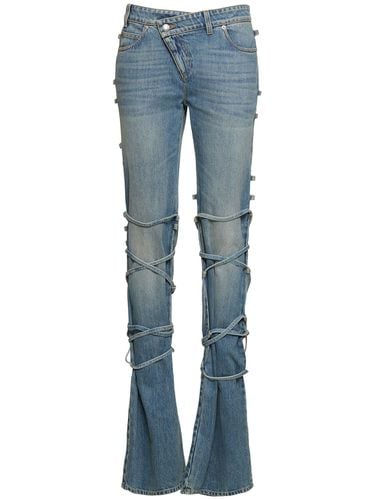 Cotton Denim Jeans - ALEXANDER MCQUEEN - Modalova