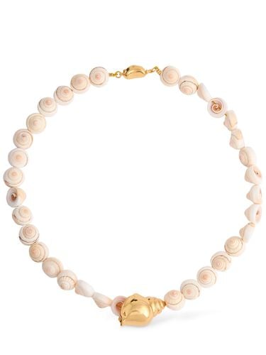 Shell Charm Collar Necklace - TIMELESS PEARLY - Modalova