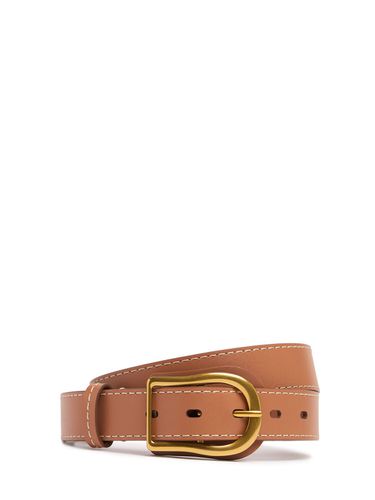 Mm Leather Buckle Belt - ZIMMERMANN - Modalova