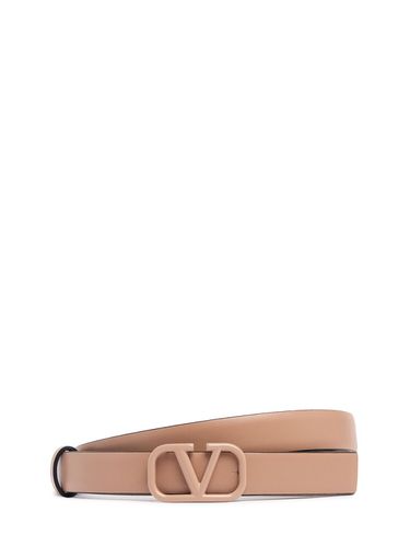 Cm Vlogo Signature Leather Belt - VALENTINO GARAVANI - Modalova