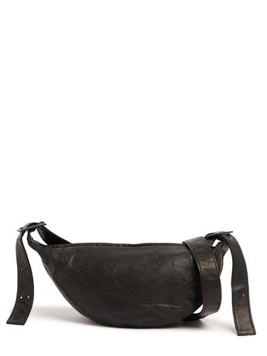 Sling Grained Leather Crossbody Bag - YOHJI YAMAMOTO - Modalova