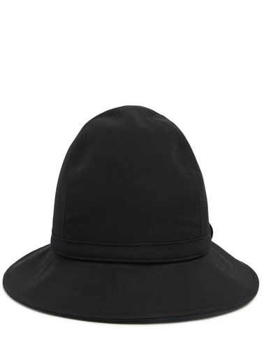 Cappello Fedora In Gabardina Di Lana - YOHJI YAMAMOTO - Modalova