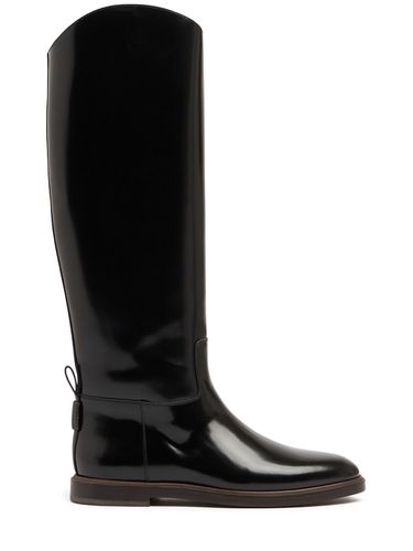 Mm Leather Boots - BRUNELLO CUCINELLI - Modalova