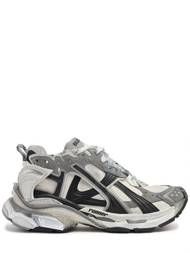 Mm Runner Tech Sneakers - BALENCIAGA - Modalova