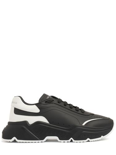 Mm Daymaster Leather Running Sneakers - DOLCE & GABBANA - Modalova