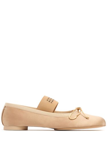 Mm Hohe Ballerinas Aus Satin „ballet Shoes“ - MM6 MAISON MARGIELA - Modalova