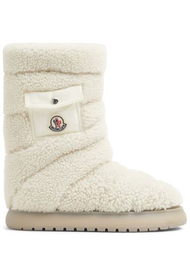 Gaia Pocket Mid Shearling Boots - MONCLER - Modalova