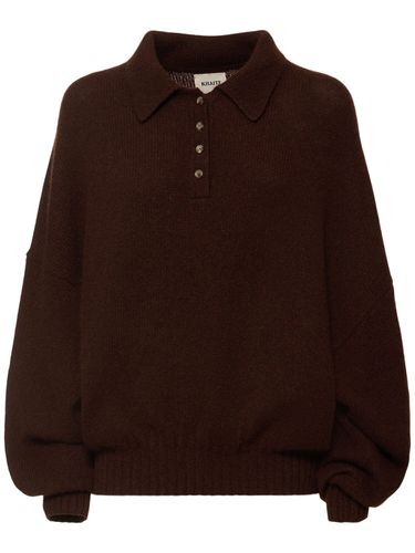 Rene Cashmere Polo Sweater - KHAITE - Modalova