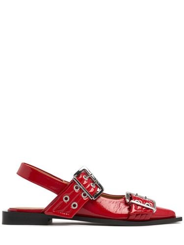 Mm Chunky Buckle Ballerina Slingbacks - GANNI - Modalova