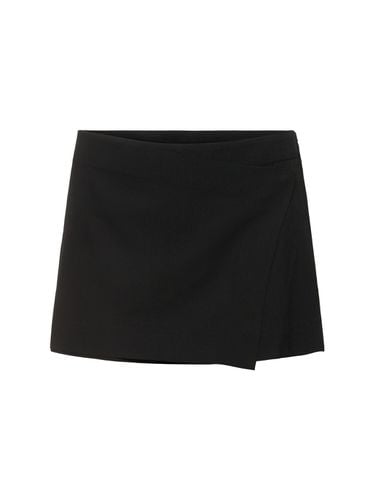 Stretch Wool Wrap Shorts - ST.AGNI - Modalova