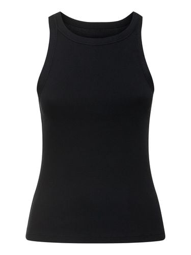 Tank Top De Algodón Acanalado - NILI LOTAN - Modalova