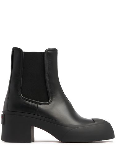 Mm Leather Chelsea Boots - MARNI - Modalova