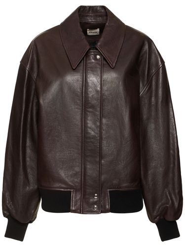 Shelman Leather Jacket - KHAITE - Modalova