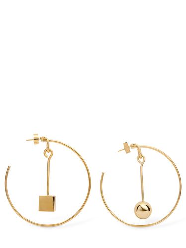 Les Creoles Nodo Hoop Earrings - JACQUEMUS - Modalova